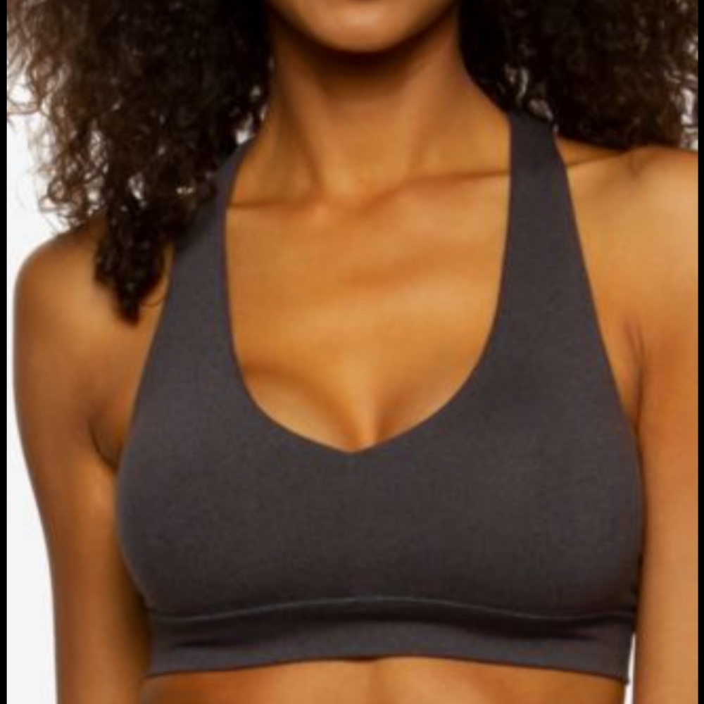 Felina velvety bralette bra  Black, Gray Small Large